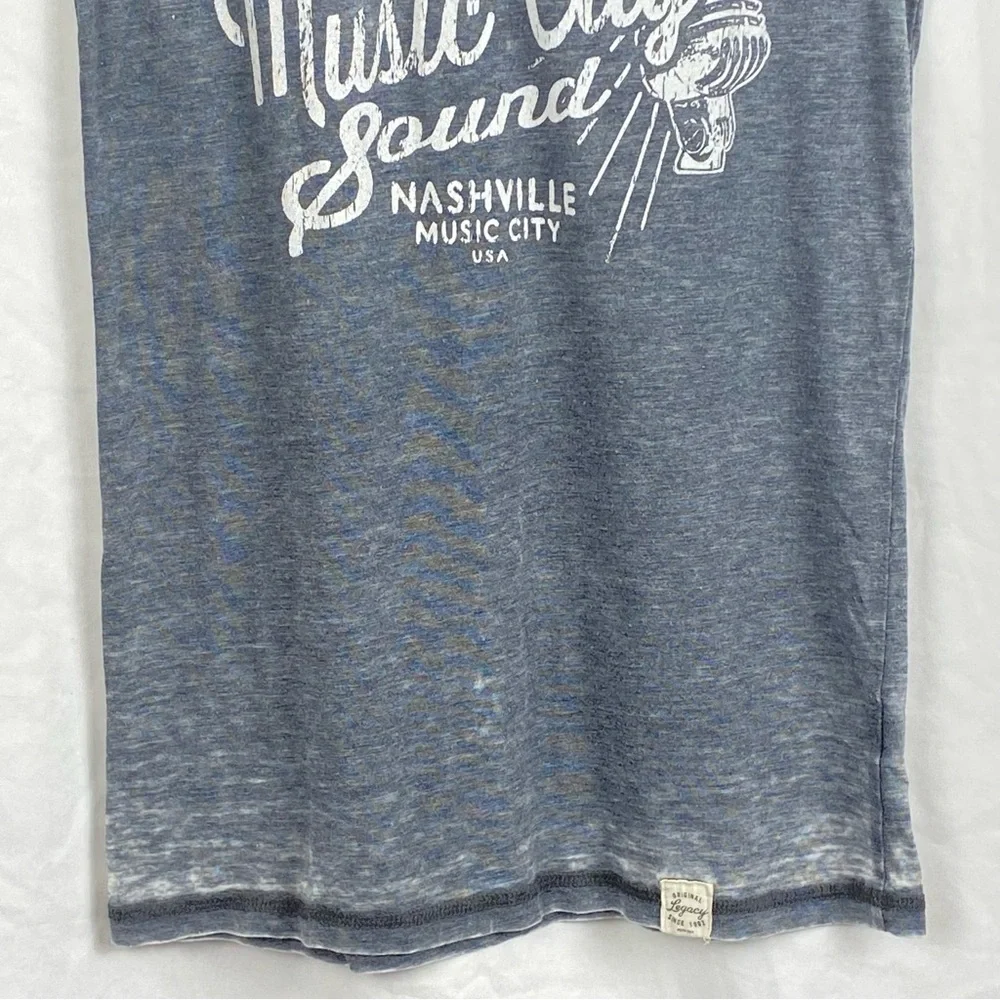 Legacy Vintage Look Graphic Nashville Music City Sound Tank Top Size Small - Picture 11 of 16